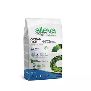 Беззерновой сухой корм Alleva Holistic для взрослых кошек с океанической рыбой (Ocean Fish Adult Cat) 12082